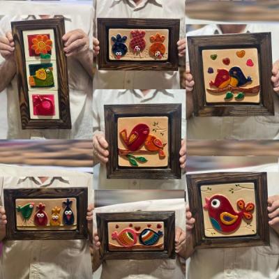 تابلو سفالینه دستساز