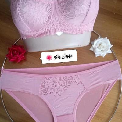 ست شورت و سوتین هارنسی دانتل سایز75 تا 90 زیر قیمت مهوان بانو