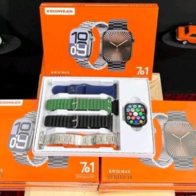 ساعت 7 بند (با بند فلزی) KW32 max سفارش آلمان صفحه خم سوپر آمولد