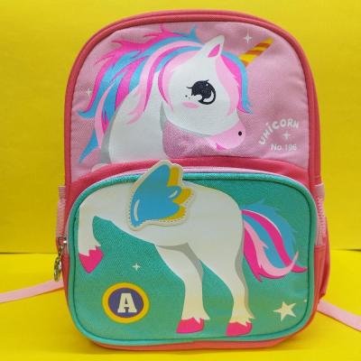 کوله پیش دبستانی طرح اسب تک شاخ گل بهی