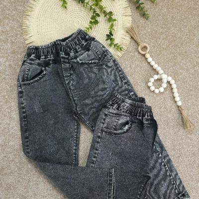 شلوار جین مام فیت پسرانه
