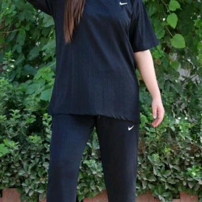 بلوز شلوار نایک جنس ژاکارت خطی (اسپرت)