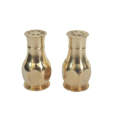 نمکدان برنجی دو عددی ساده