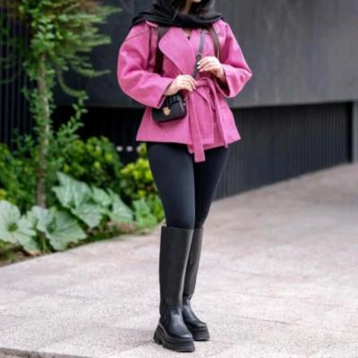 پالتو فوتر عروسکی صورتی