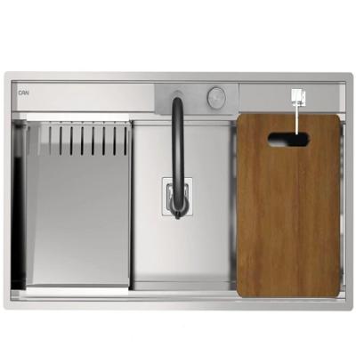 سینک کن 304 با شیر آبشاری