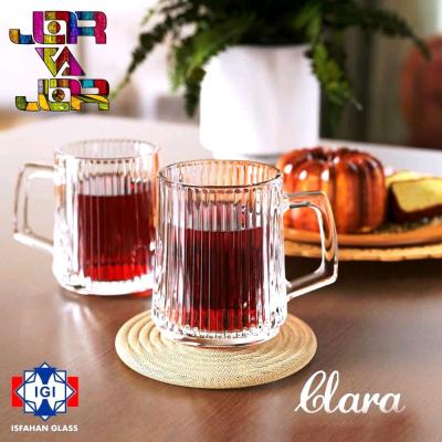 لیوان دسته دار کلارا 6 عددی کادویی 225 سی سی