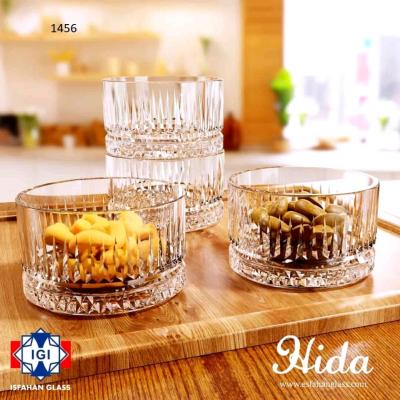 کاسه هیدا پیاله بلور هیدا ( شش عددی )