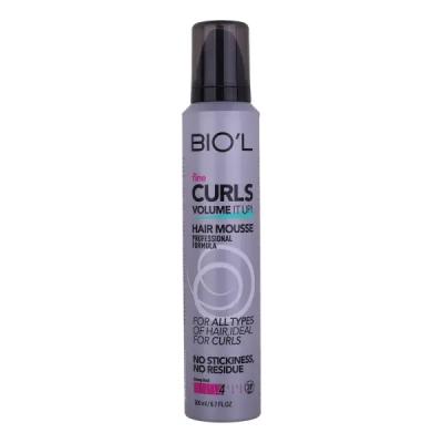 موس مو بیول مدل 4 FINE CURLS حجم 200 میلی لیتر