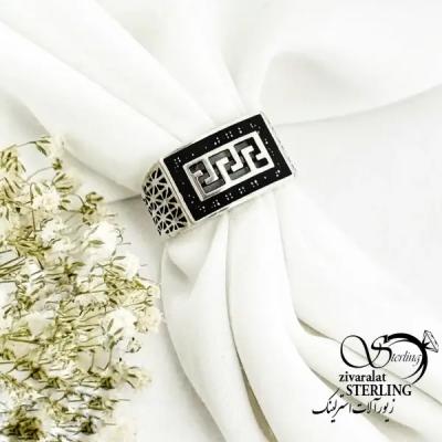 انگشتر نقره ترک طرح ورساچه عیار925 کد 20228