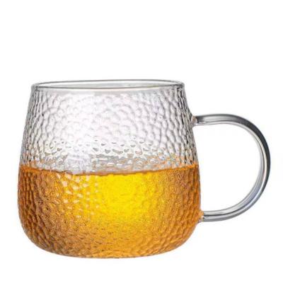 لیوان پیرکس برفی دسته عسلی 400 میل