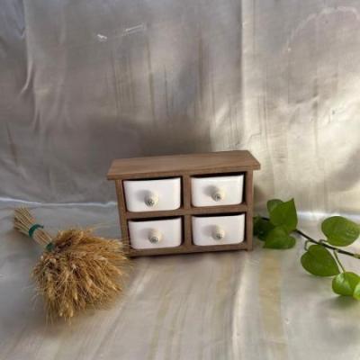 کشو 4 تایی سرامیک چوب راش