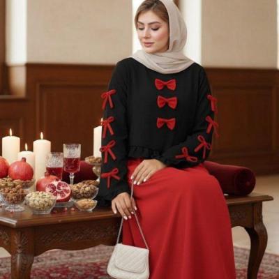 کت دامن یلدایی پاپیون