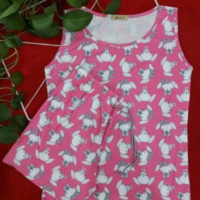 تاپ و شلوارک عروسکی ویسکوز نخ درجه یک- فروشگاه میس پارلا