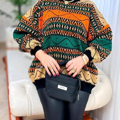 بلوز بافت طرحدار شیک بلوز بافت زنانه