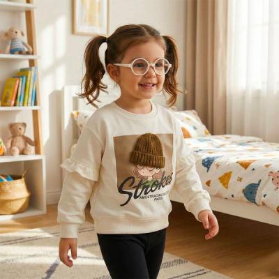 بلوز دخترانه طرح دختر کلاه بافت کد 10896