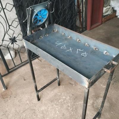 منقل کباب ذغالی پایه بلند ایستاده