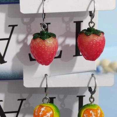 گوشواره های بامزه میوه ای