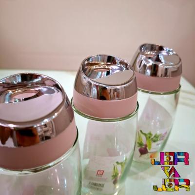 ادویه پاش 3 حالته درب کروم در 5 رنگ یک عددی