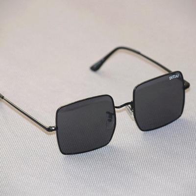 عینک دودی مردانه و زنانه مربعی بزرگ UV400 دیتی آی DITIAI