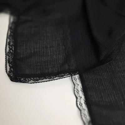 شال مشکی دور گیپور