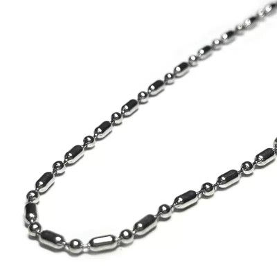 زنجیر خط و نقطه استیل نقره ای