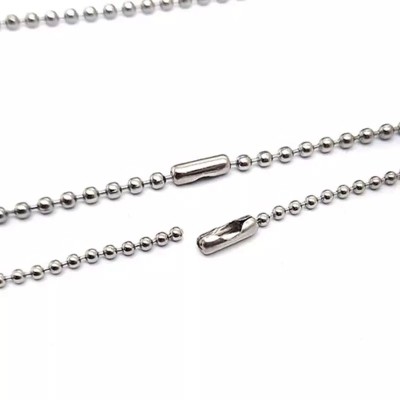 زنجیر ساچمه ای استیل قطر 2.4