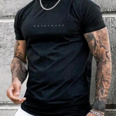 تیشرت مردانه مشکی پنبه مدل ORGINALS