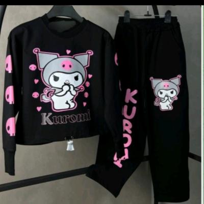 بلوز شلوار کرومی، ست بلوز شلوار کرومی آستین دار، بلوز شلوار بگ