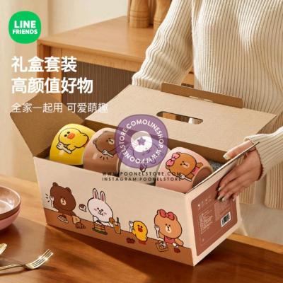 ظرف سرو مدل لاین فرندز line friends poonel store online shopping