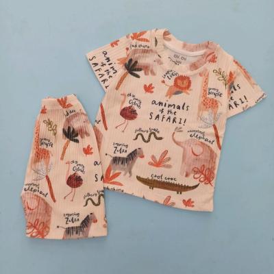 ست راحتی بچگانه کبریتی نخ پنبه طرح جنگل