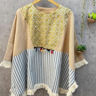 پانچو زنانه لنین مدل مانتو پانچو تابستانه