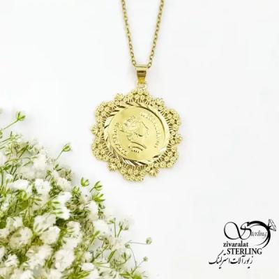 گردنبند الیزابت طرح طلا کد 18977