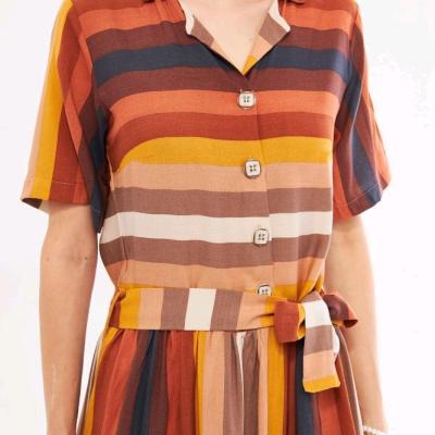 پیراهن زنانه نخی Armonika مدل رنگی