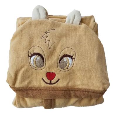 حوله پالتویی کودک بالاست مدل سنجاب سایز 90