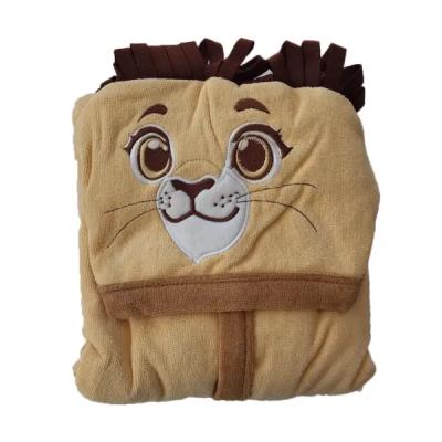 حوله پالتویی کودک بالاست مدل شیر سایز 100