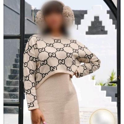 ست دو تیکه بافت گوچی کد 10
