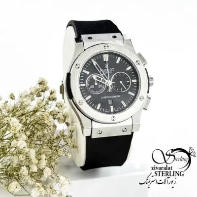 ساعت استیل بند سیلیکونی برند هابلوت گرند کد 19929