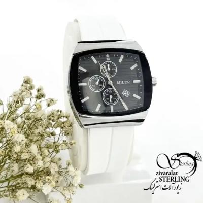 ساعت برند HERYI بند سیلیکونی سفید کد 19930