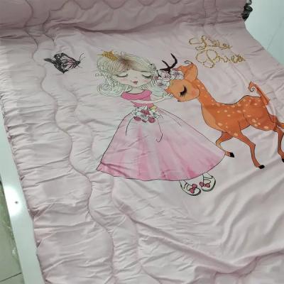 روتختی سه‌بعدی دخترانه طرح دخترک و آهو