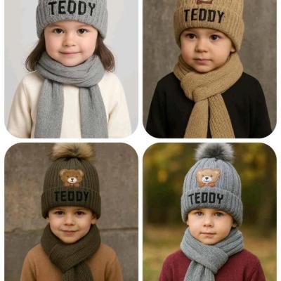 شال و کلاه تدی با کیفیت