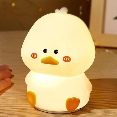 چراغ خواب فانتزی سیلیکونی اردک دوست داشتنی مدلYH-315