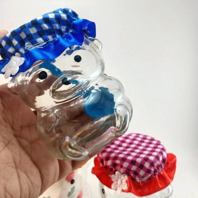 جا ادویه بانکه طرح خرسی جنس بلور یک عددی