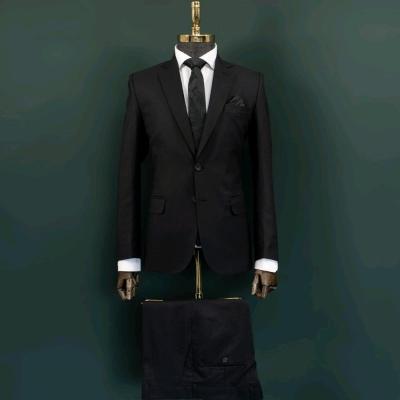 کت و شلوار مردانه مشکی دو دکمه عالیجناب