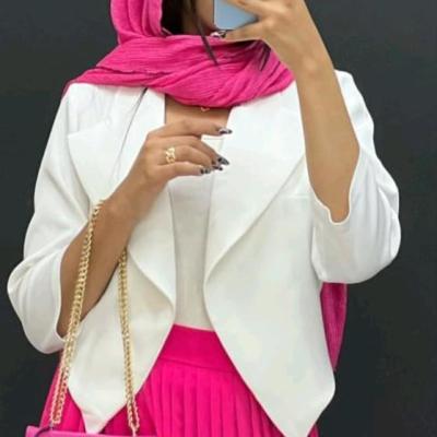 کت تک کرپ ‌ نوک تیز زنانه مجلسی