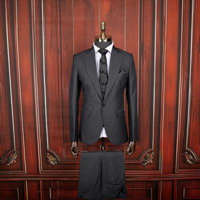 کت و شلوار مردانه ذغالی دیپلمات ساده فاستونی