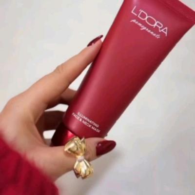 ماسک روشن کننده صورت و گردن انار لدورا کر، 100 میلی لیتر