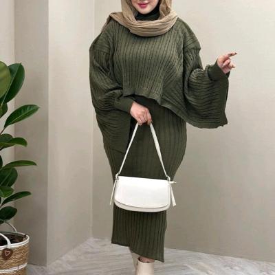 پیراهن مهمانی زنانه پشمی مدل دو تکه سارافون و رویه بافت نویان (قبل از ثبت سفارش موجودی بگیرید)-157749