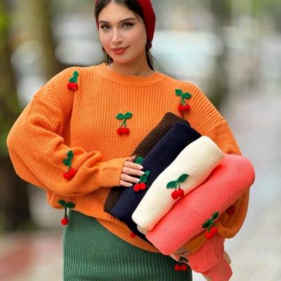 مانتو بافت پشمی شرمینه مدل بافت گیلاسی