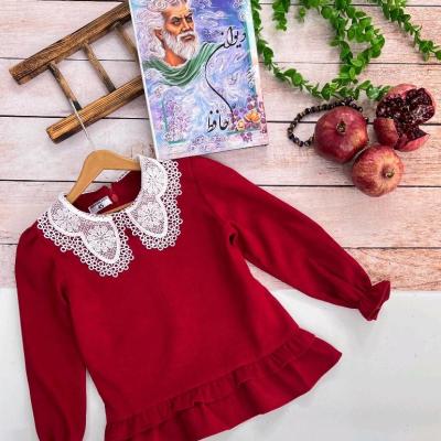 لباس یلدایی دخترانه شومیز کبریتی (موجودی چک شود)