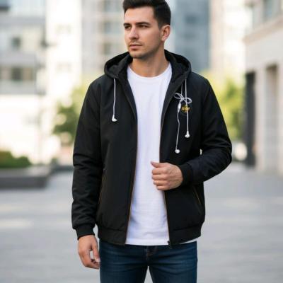 کاپشن2رویه برزنتی رنگ مشکی